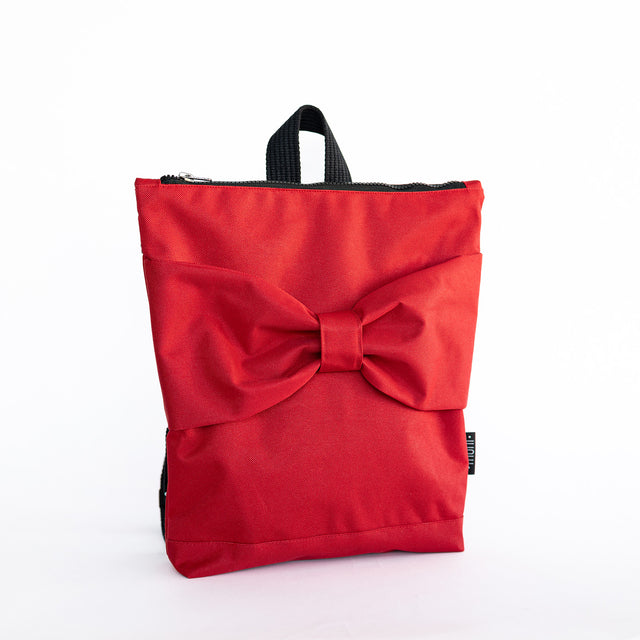 Kids Backpack - Waterproof Red Bow