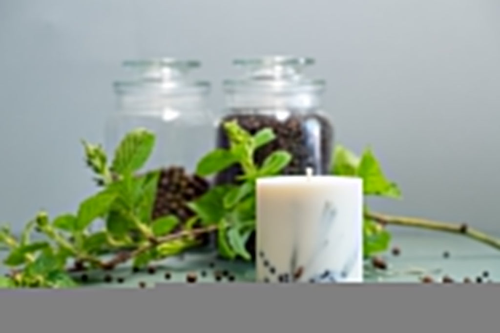Hand-made Soy Wax Candle with Juniper Scent