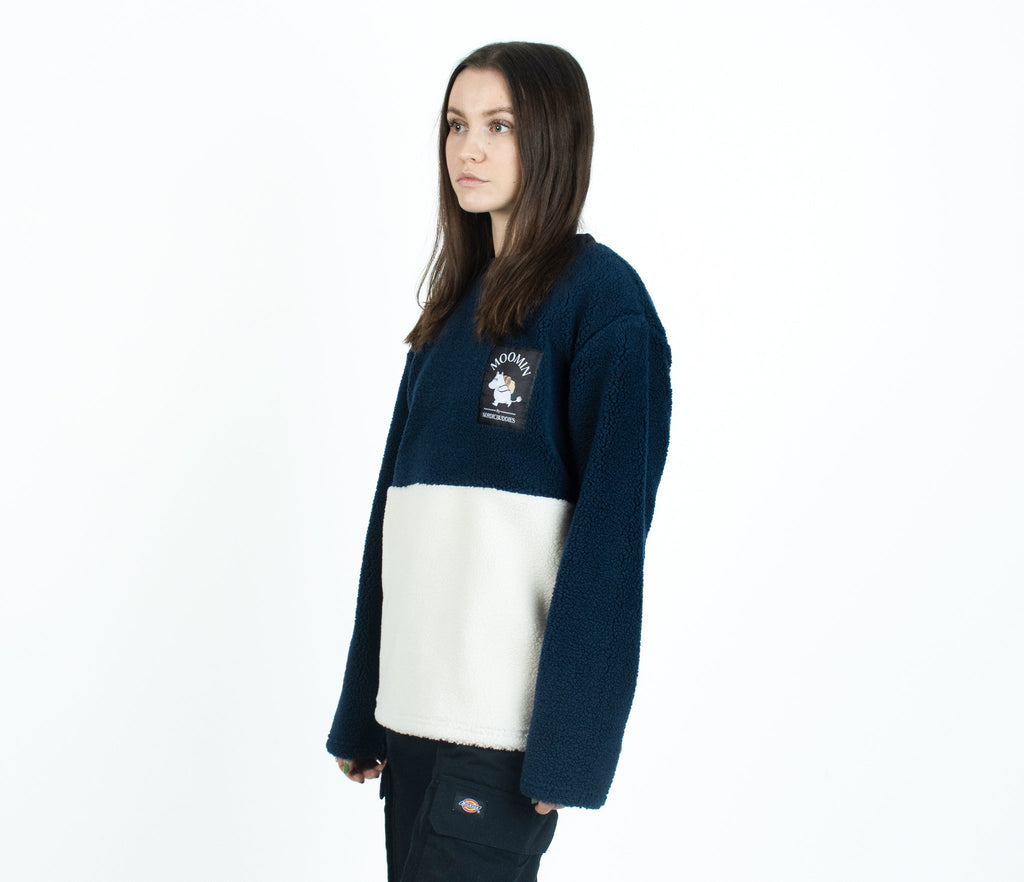 Moomintroll Adventure Fleece - Navy/White