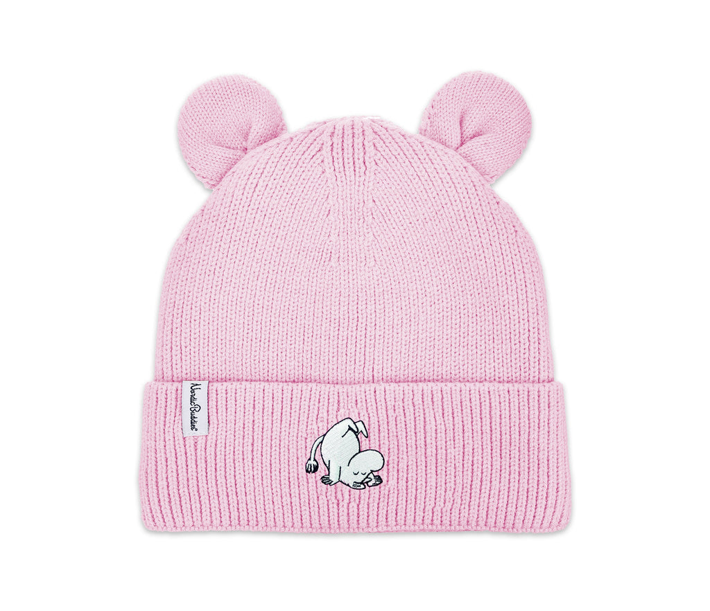 Moomintroll Winter Hat With Ears for Kids - Pink