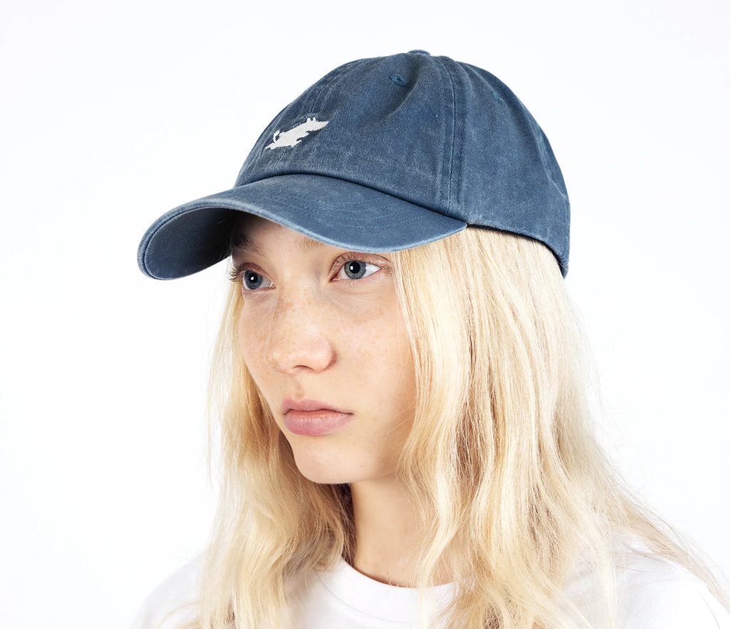 Moomintroll Washed Denim Adult Cap - Blue