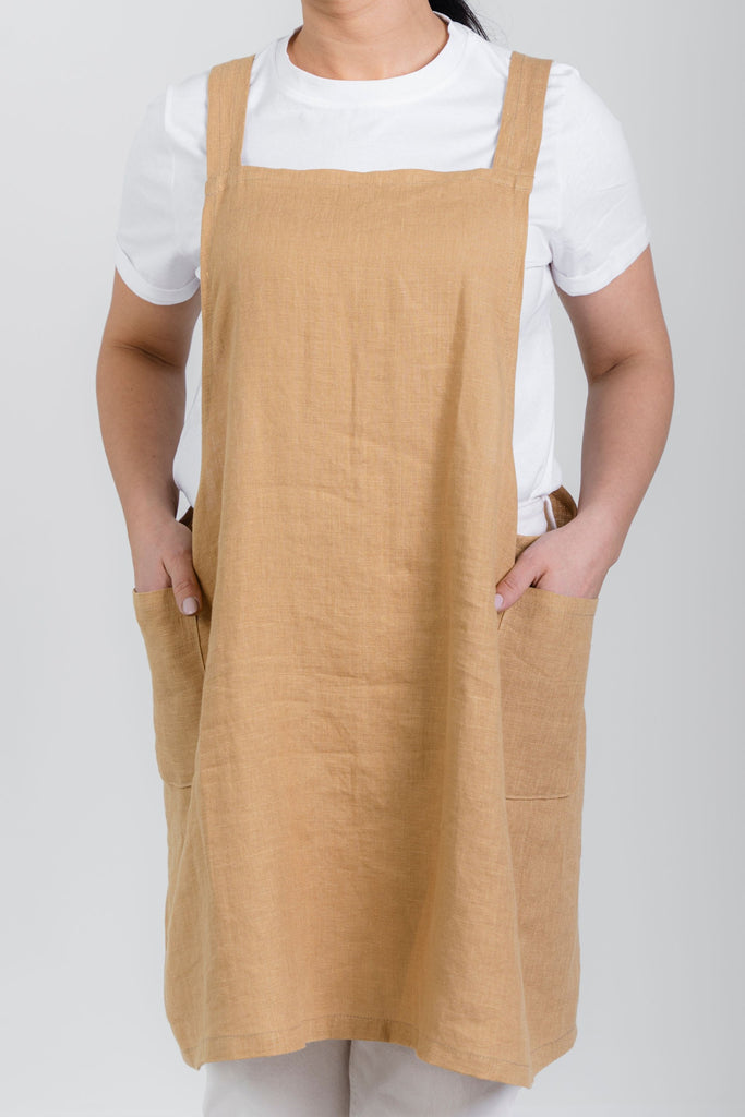 Japanese-Style Linen Apron
