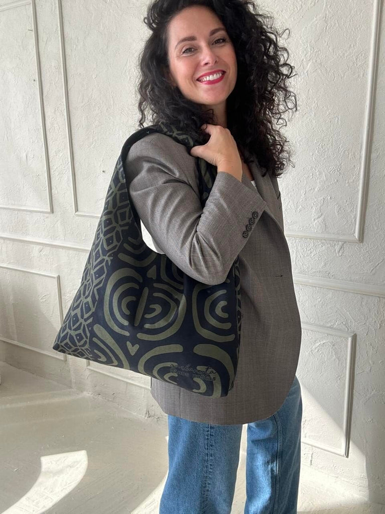 Moon Bag - Khaki Pattern